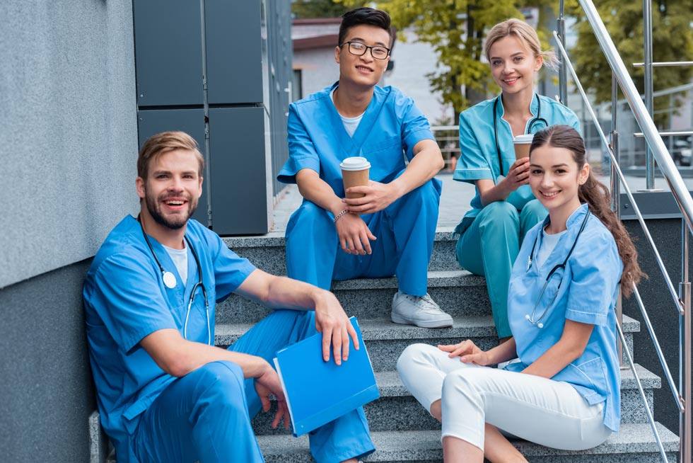 Group of young doctors with Disability Insurance for Practicing Physicians in Anaheim